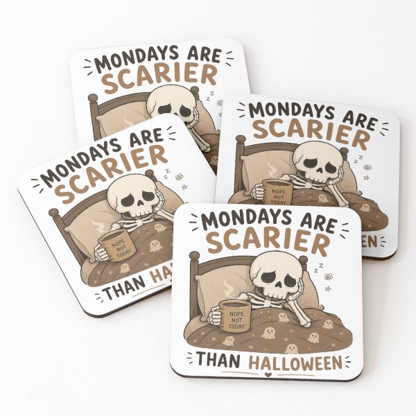 Item preview, Mondays Are Scarier Than Halloween designed and sold by amberwathen.