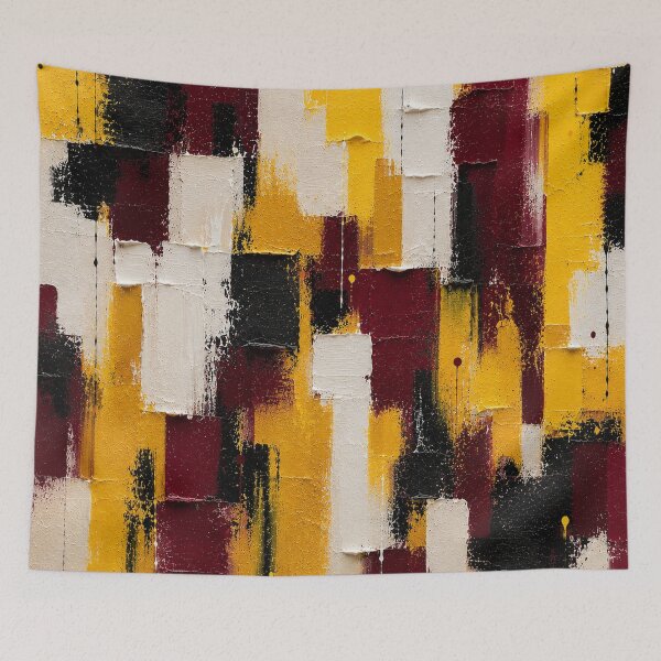 Item preview, Golden Matter – Textured Abstract Impasto Art designed and sold by Ingorgia Studio.