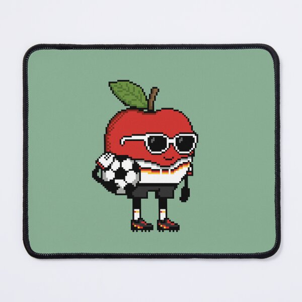 Item preview, Apple Pixel in a Soccer Uniform 10 designed and sold by White Rim Mates.
