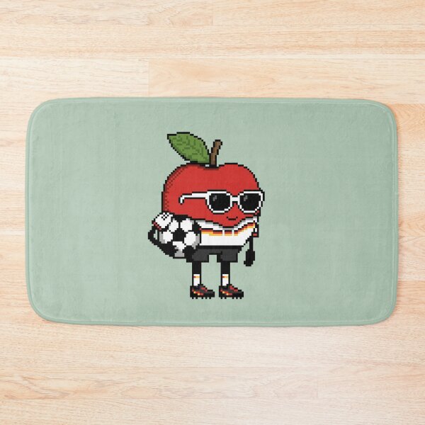 Item preview, Apple Pixel in a Soccer Uniform 10 designed and sold by White Rim Mates.