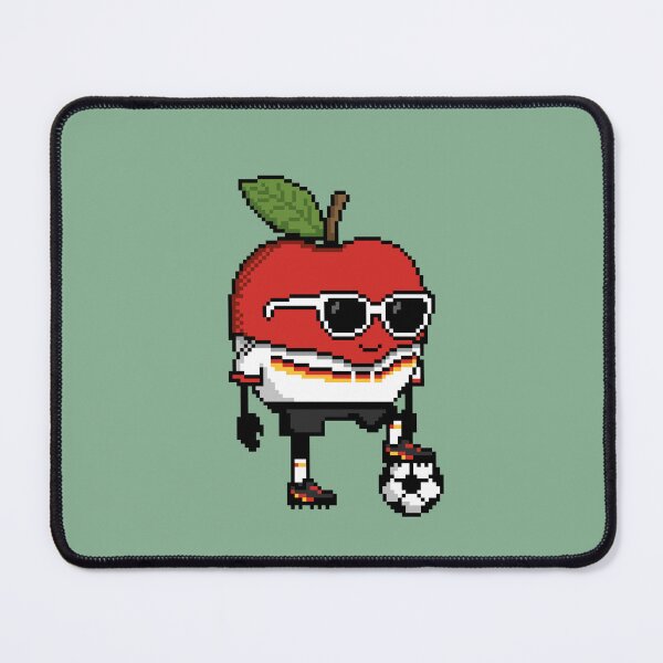 Item preview, Apple Pixel in a Soccer Uniform 11 designed and sold by White Rim Mates.