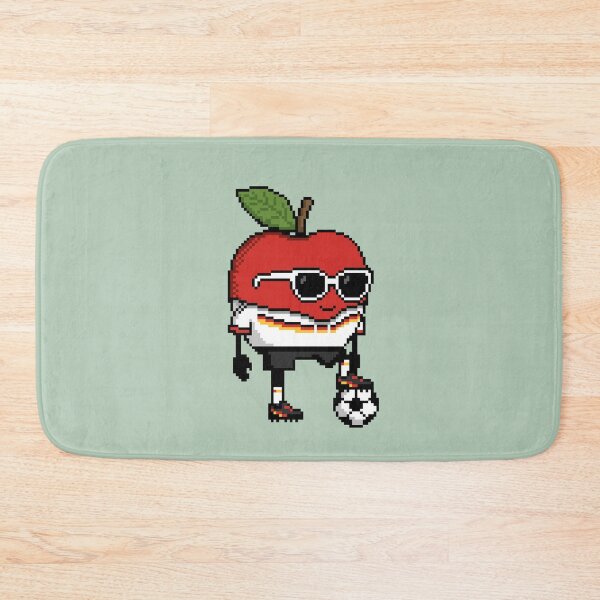 Item preview, Apple Pixel in a Soccer Uniform 11 designed and sold by White Rim Mates.