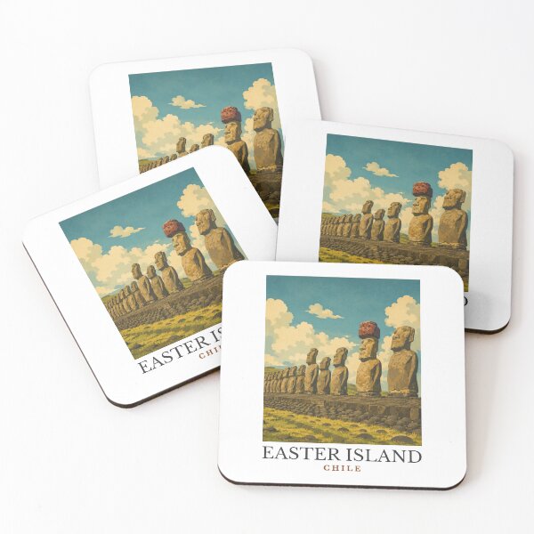 Item preview, Easter Island - Chile designed and sold by GoodOldVintage.