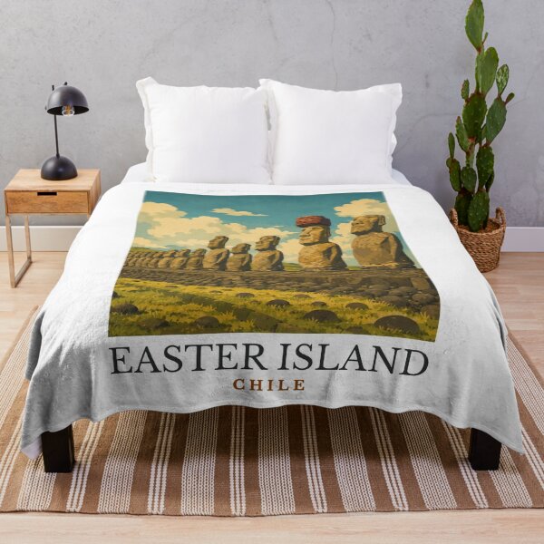 Item preview, Easter Island - Chile designed and sold by GoodOldVintage.