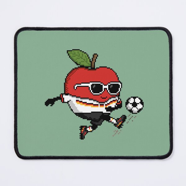 Item preview, Apple Pixel in a Soccer Uniform 12 designed and sold by White Rim Mates.