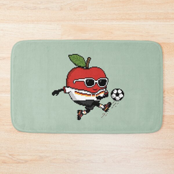 Item preview, Apple Pixel in a Soccer Uniform 12 designed and sold by White Rim Mates.