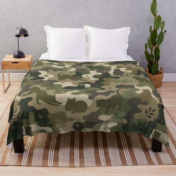 Item preview, Army Woodland Cat Camouflage Pattern designed and sold by Mindworx21.