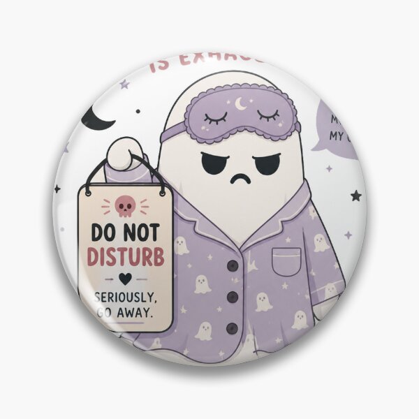 Item preview, Haunting People Is Exhausting Ghost designed and sold by amberwathen.