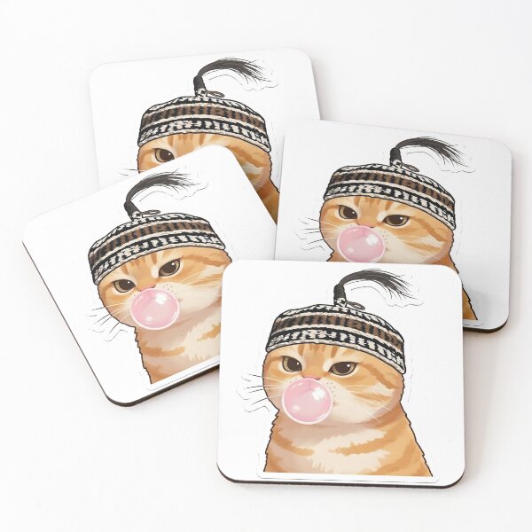 Item preview, Cat with Ethiopian Cap designed and sold by Kirubel Wasihun.