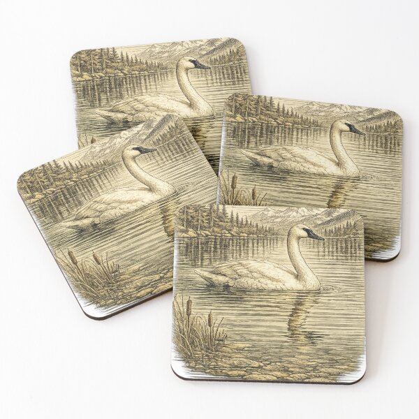 Item preview, Trumpeter Swan Wilderness Lake designed and sold by KrungiT Design .