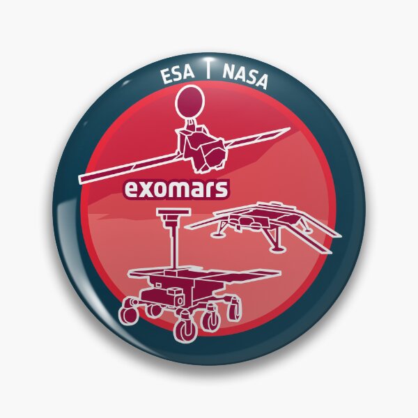 Item preview, ExoMars ESA Mission Patch – Mars Exploration Space Design designed and sold by MeetinSpace.