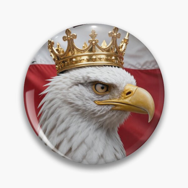 Item preview, The Polish eagle in a crown on the flag. designed and sold by The store under the battleship :).