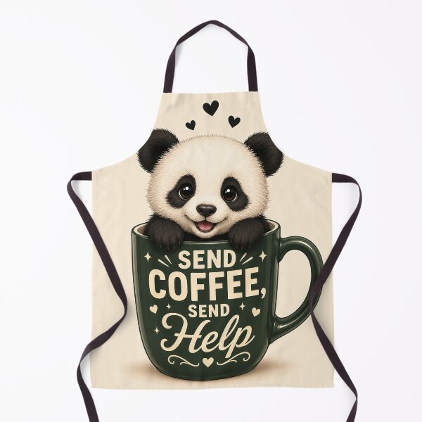 Item preview, Panda Coffee Mug Send Help Design designed and sold by GrzywaM.