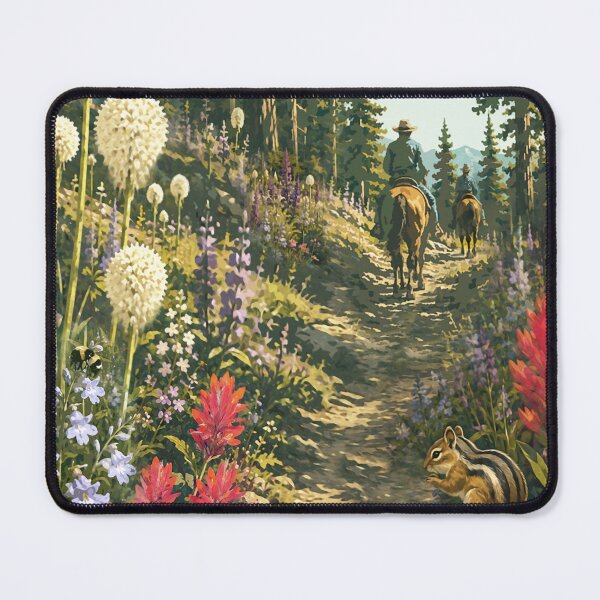 Item preview, St Mary's Peak Wildflowers Montana Bitterroot Valley Adventures designed and sold by sabrinart42.