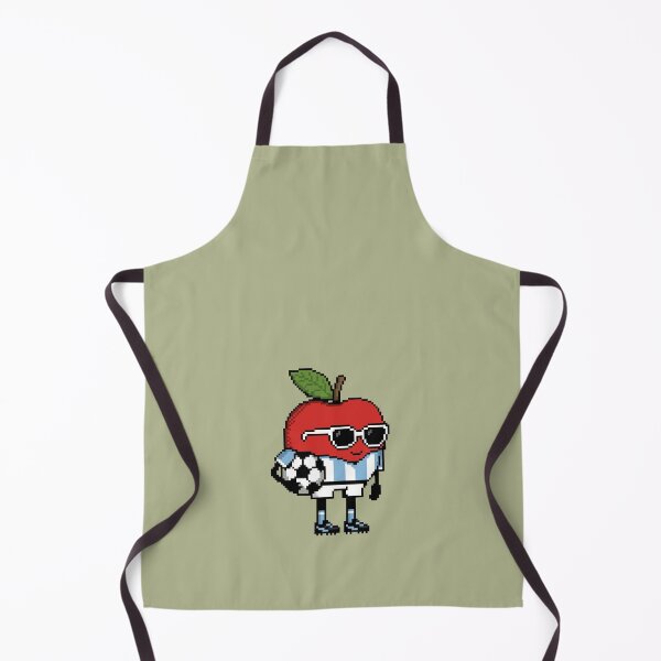 Item preview, Apple Pixel in a Soccer Uniform 14 designed and sold by White Rim Mates.
