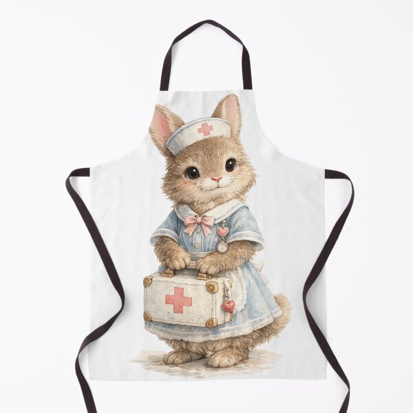 Item preview, Cute Bunny Nurse with Medical Kit designed and sold by photoparadise22.