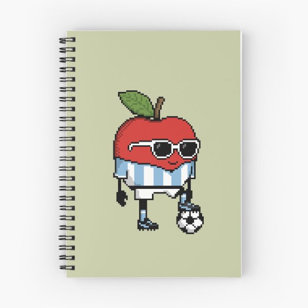 Item preview, Apple Pixel in a Soccer Uniform 15 designed and sold by White Rim Mates.