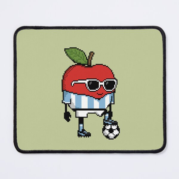 Item preview, Apple Pixel in a Soccer Uniform 15 designed and sold by White Rim Mates.