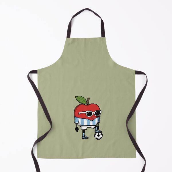 Item preview, Apple Pixel in a Soccer Uniform 15 designed and sold by White Rim Mates.