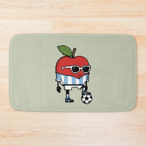 Item preview, Apple Pixel in a Soccer Uniform 15 designed and sold by White Rim Mates.