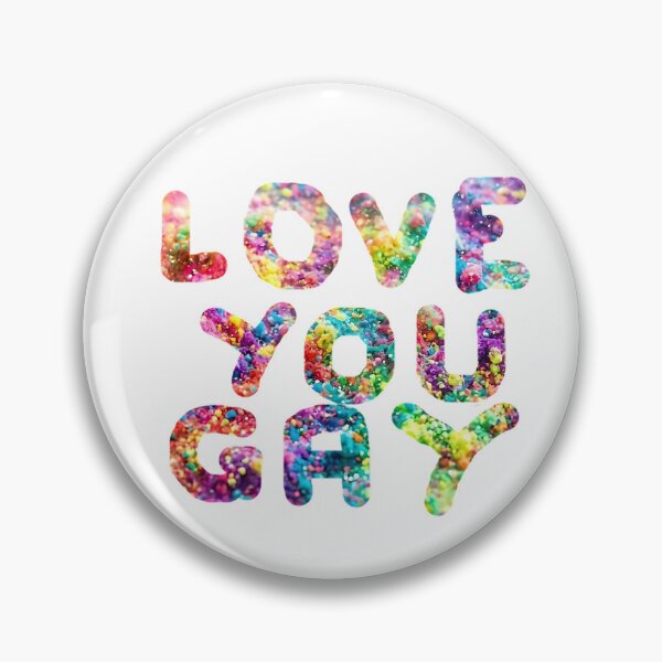 Item preview, love you gay - pride designed and sold by ToxicInkArt.