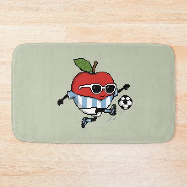 Item preview, Apple Pixel in a Soccer Uniform 16 designed and sold by White Rim Mates.