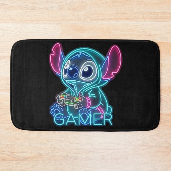 Item preview, Cute Blue Alien Gamer Neon Sign Art designed and sold by alalame.