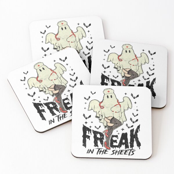 Item preview, freak in the sheets halloween nurse designed and sold by watanabeee.