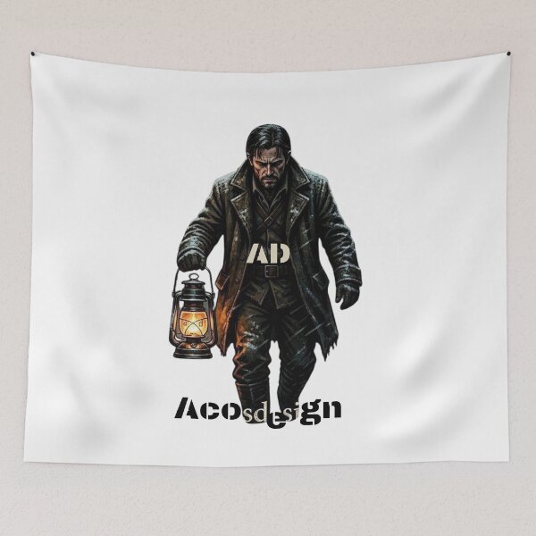 Item preview, The Last Lantern - Keep Walking - AcosDesign Survivor Art designed and sold by AcosDesign.