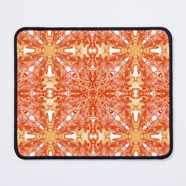 Item preview, Warm Fiery Mandala seamless pattern. designed and sold by RuwaDesignArt.