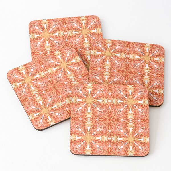Item preview, Warm Fiery Mandala seamless pattern. designed and sold by RuwaDesignArt.