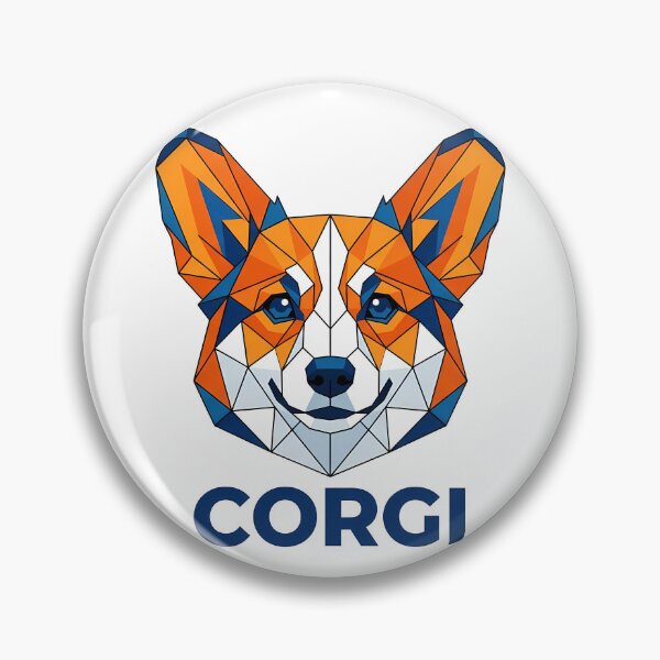 Item preview, Geometric Corgi Face Low Poly Shirt, Modern Corgi Art Design Tee, Unique Corgi Gift for Dog Lovers and Art Fans designed and sold by Wearable Canvas...