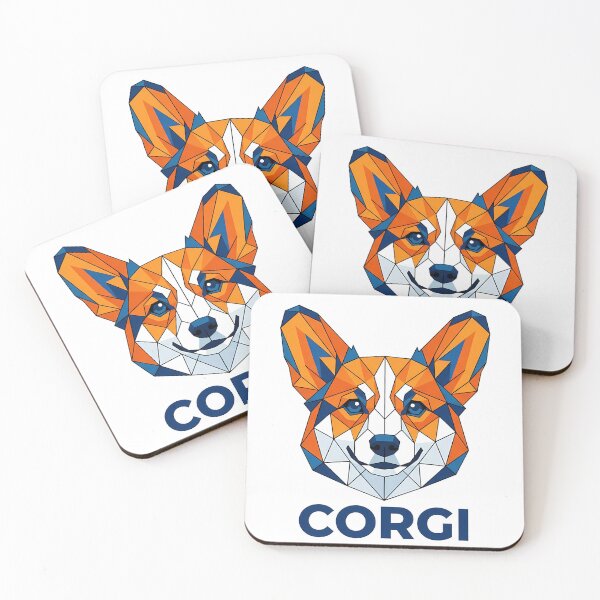 Item preview, Geometric Corgi Face Low Poly Shirt, Modern Corgi Art Design Tee, Unique Corgi Gift for Dog Lovers and Art Fans designed and sold by Wearable Canvas...