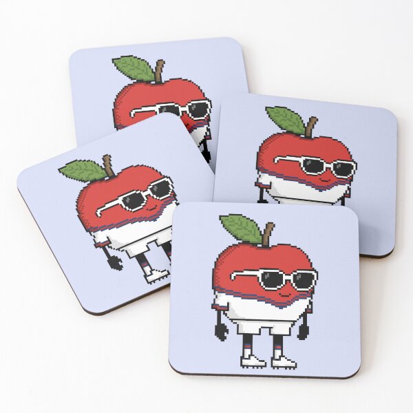 Item preview, Apple Pixel in a Soccer Uniform 17 designed and sold by White Rim Mates.