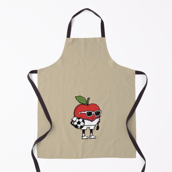 Item preview, Apple Pixel in a Soccer Uniform 18 designed and sold by White Rim Mates.