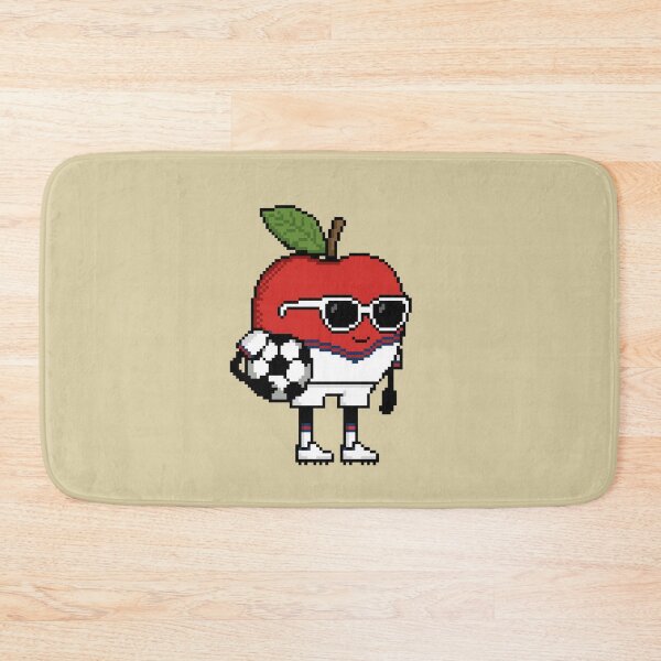 Item preview, Apple Pixel in a Soccer Uniform 18 designed and sold by White Rim Mates.