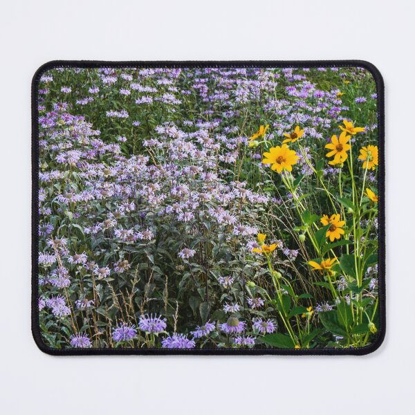 Item preview, Purple Bee Balm Wildflower Meadow – Botanical Nature Print designed and sold by ThatSurreyLife.