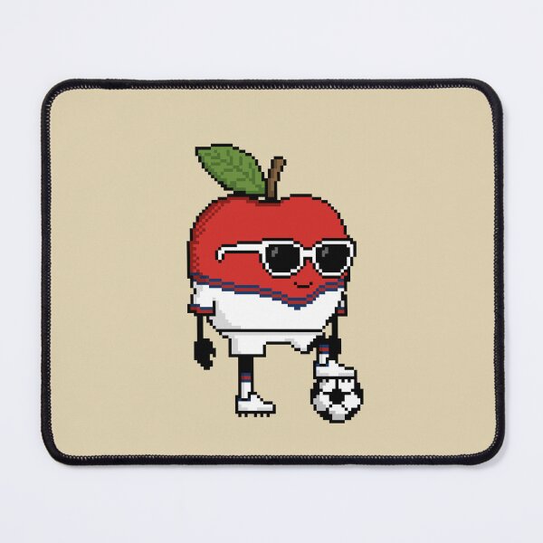 Item preview, Apple Pixel in a Soccer Uniform 19 designed and sold by White Rim Mates.