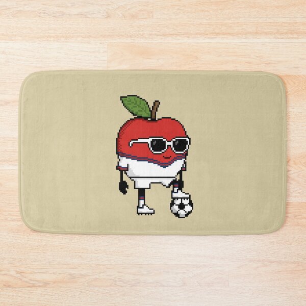 Item preview, Apple Pixel in a Soccer Uniform 19 designed and sold by White Rim Mates.