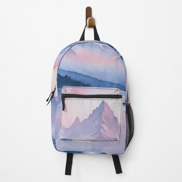Item preview, Blue Watercolour landscape with canoe designed and sold by RIVER FLORA .