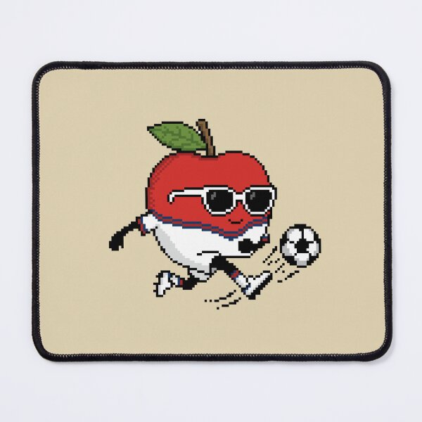 Item preview, Apple Pixel in a Soccer Uniform 20 designed and sold by White Rim Mates.