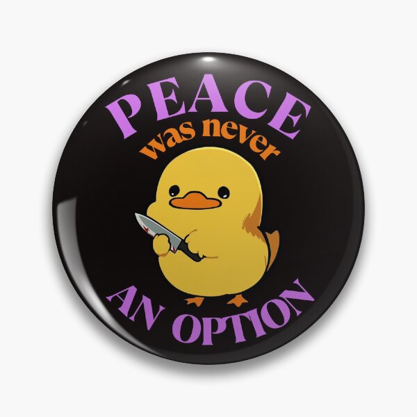 Item preview, Peace Was Never an Option | Funny Chicken T-Shirt designed and sold by BrokenLabel.