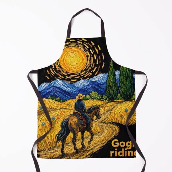 Item preview, Gogh Riding Funny Van Gogh Horse Starry Night Cowboy designed and sold by Starry Night Creative Art.