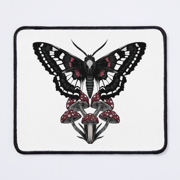 Item preview, Gothic Dark Academia Death-Head Hawkmoth Art designed and sold by 77Clover.