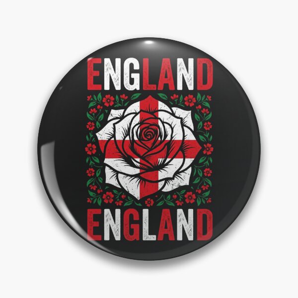 Item preview, Vintage England Football Rose Cross Flag designed and sold by legendaryskins.