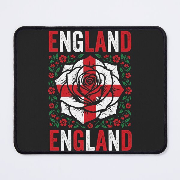 Item preview, Vintage England Football Rose Cross Flag designed and sold by legendaryskins.