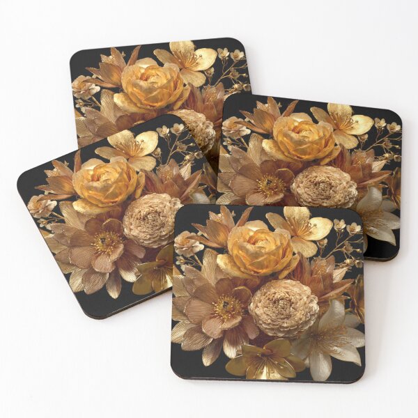 Item preview, Luxury Golden Floral Bouquet  designed and sold by Phitwhim.
