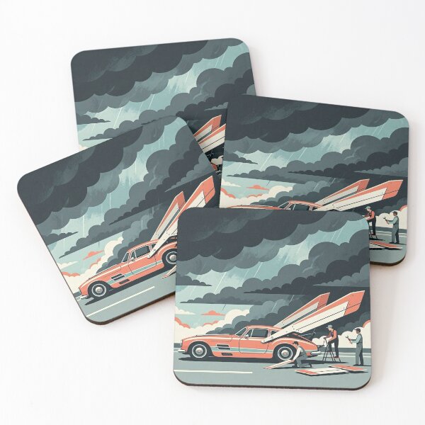 Item preview, Old Sports Car New Wings  designed and sold by miffd.