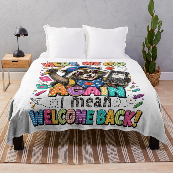 Item preview, Here We Go Again Teacher I Mean Welcome Back To School Racoon designed and sold by watanabeee.