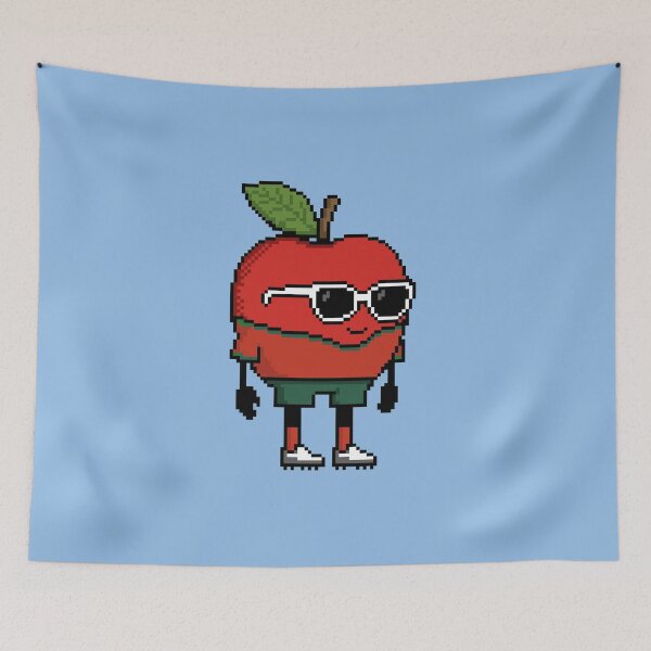 Item preview, Apple Pixel in a Soccer Uniform 21 designed and sold by White Rim Mates.